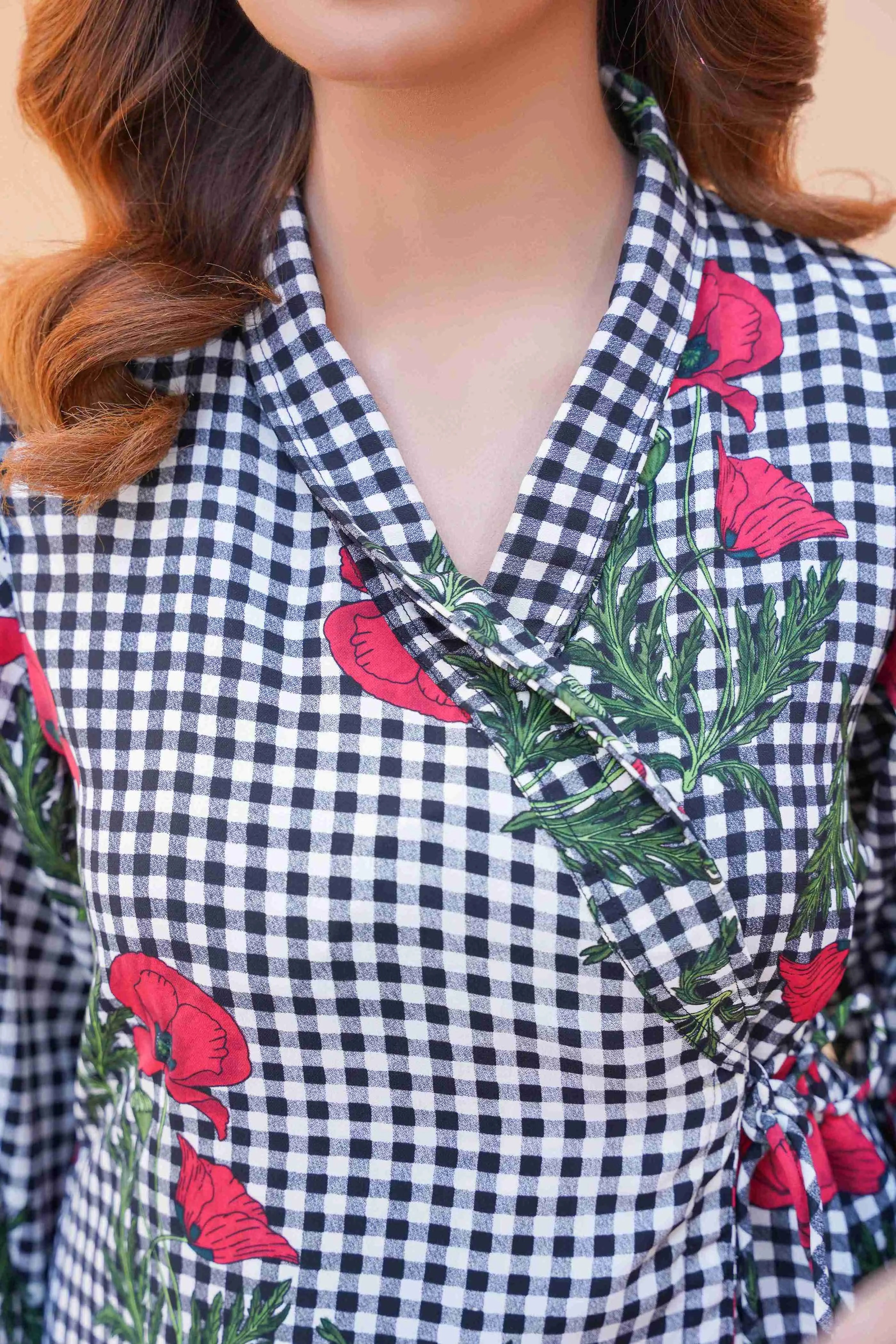 Floral Check Fusion