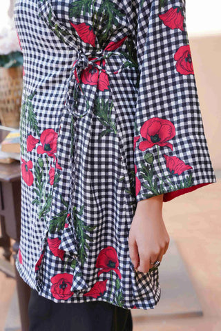 Floral Check Fusion