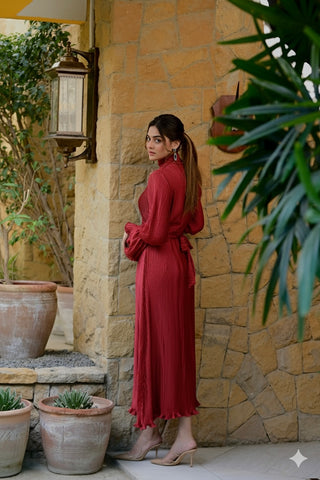 Cherry Frill Maxi