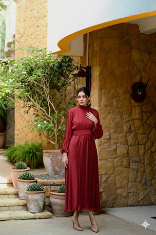 Cherry Frill Maxi