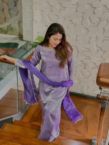 Lilac Sharara Set