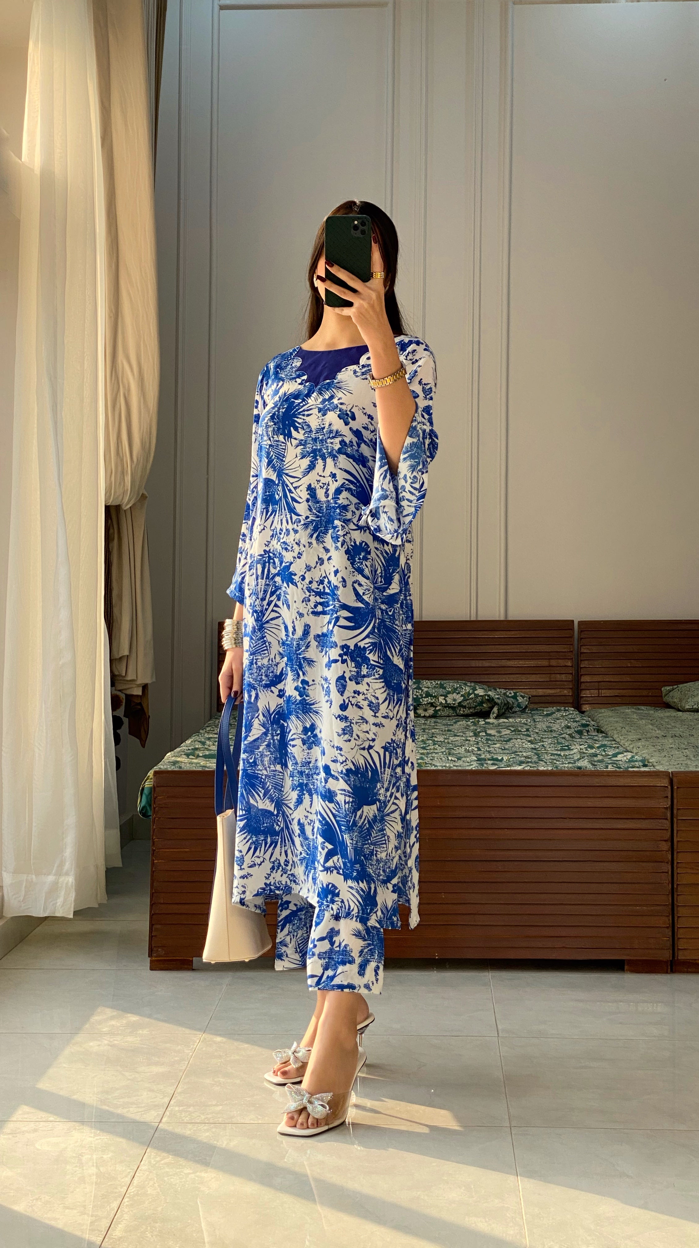 Frosty Flora dress