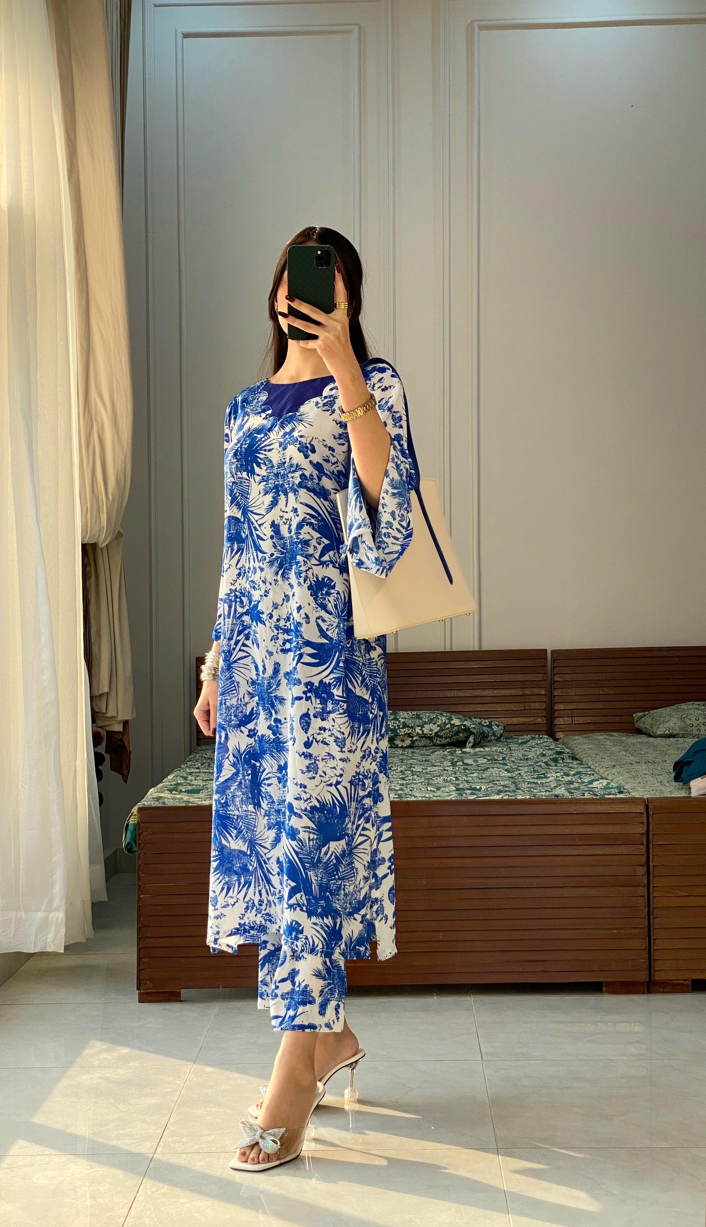 Frosty Flora dress